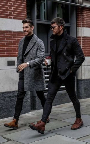 bota marrom para homens