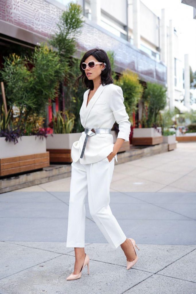 blazer branco