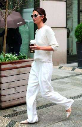 look total white