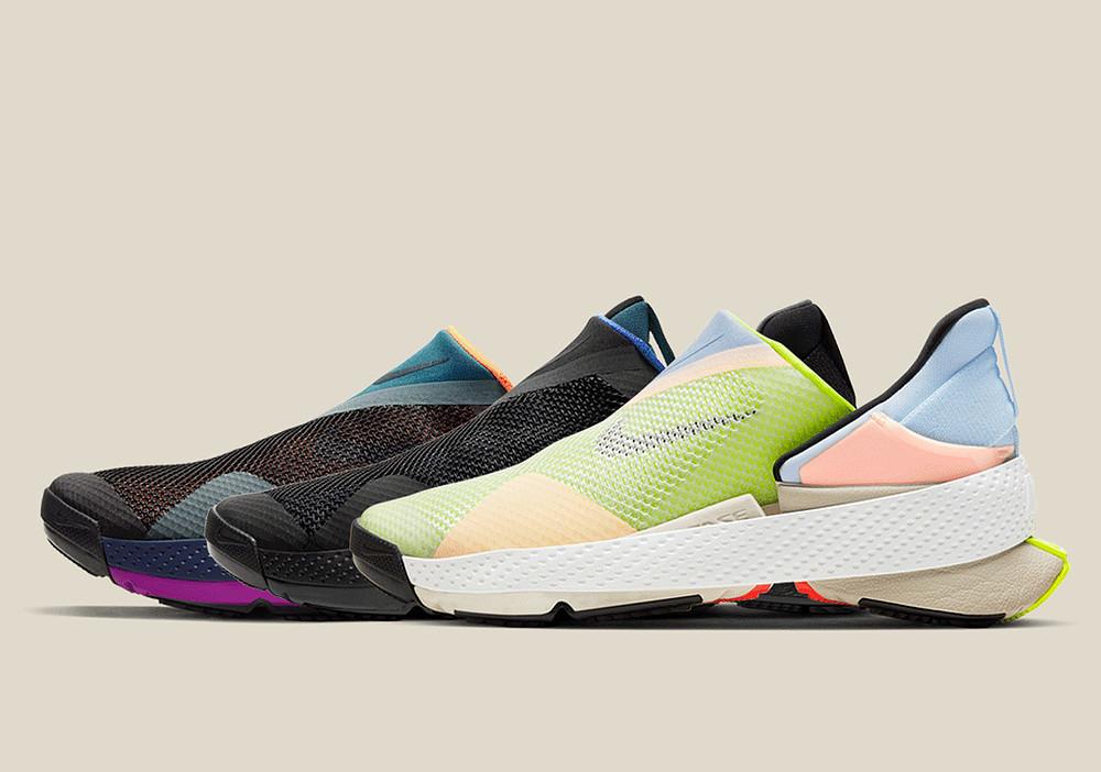 opções de cores do novo modelo Nike GO Flyease