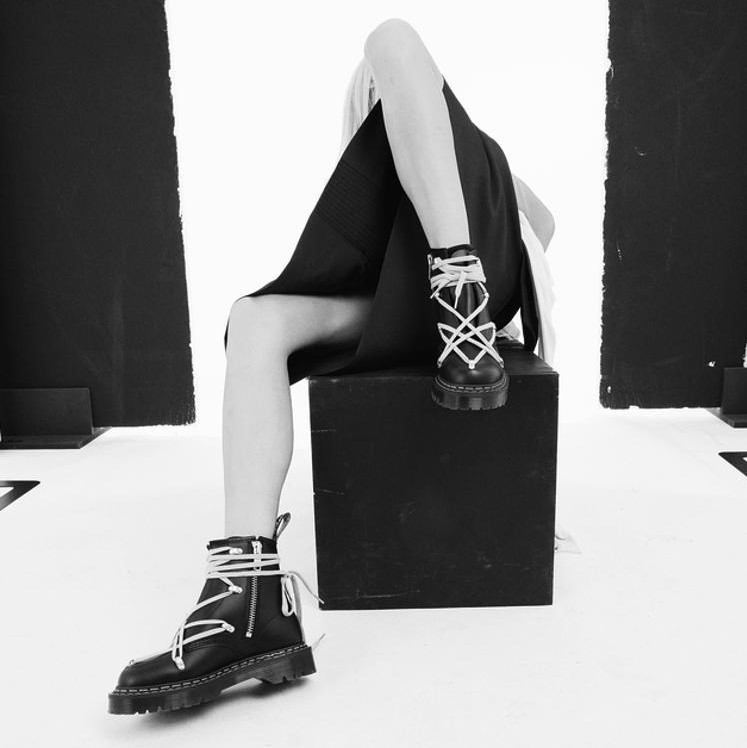 dr martens e rick owens