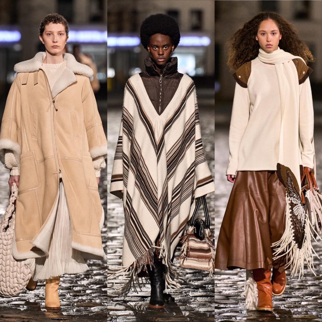 chloé na semana de moda de paris