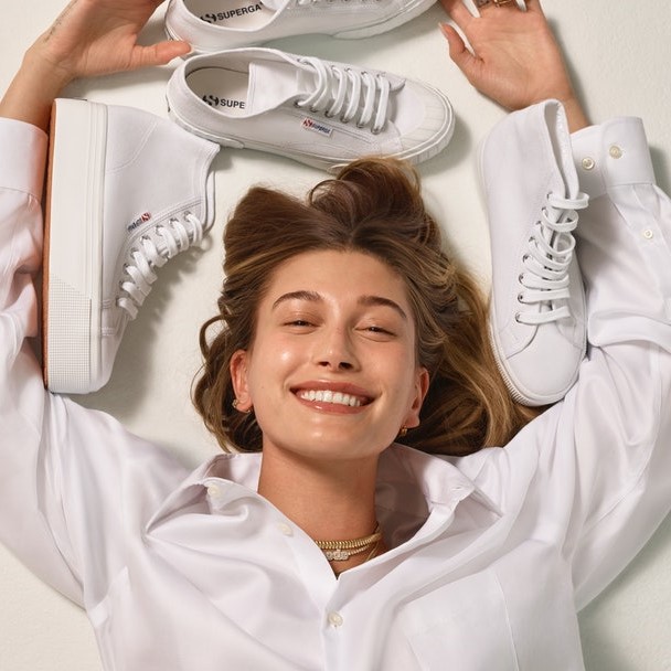 hailey bieber superga