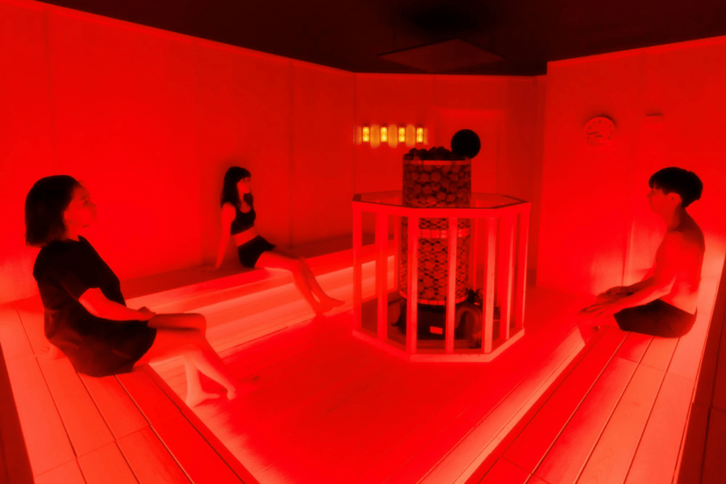 SAUNA EM NOVA EXPERIÊNCIA TEAMLAB