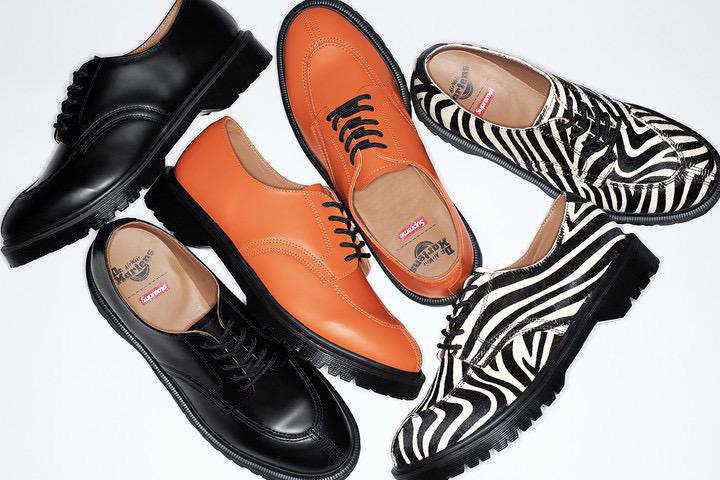 Dr. Martens e Supreme lançam nova parceria com 3 novas colorways de sapatos