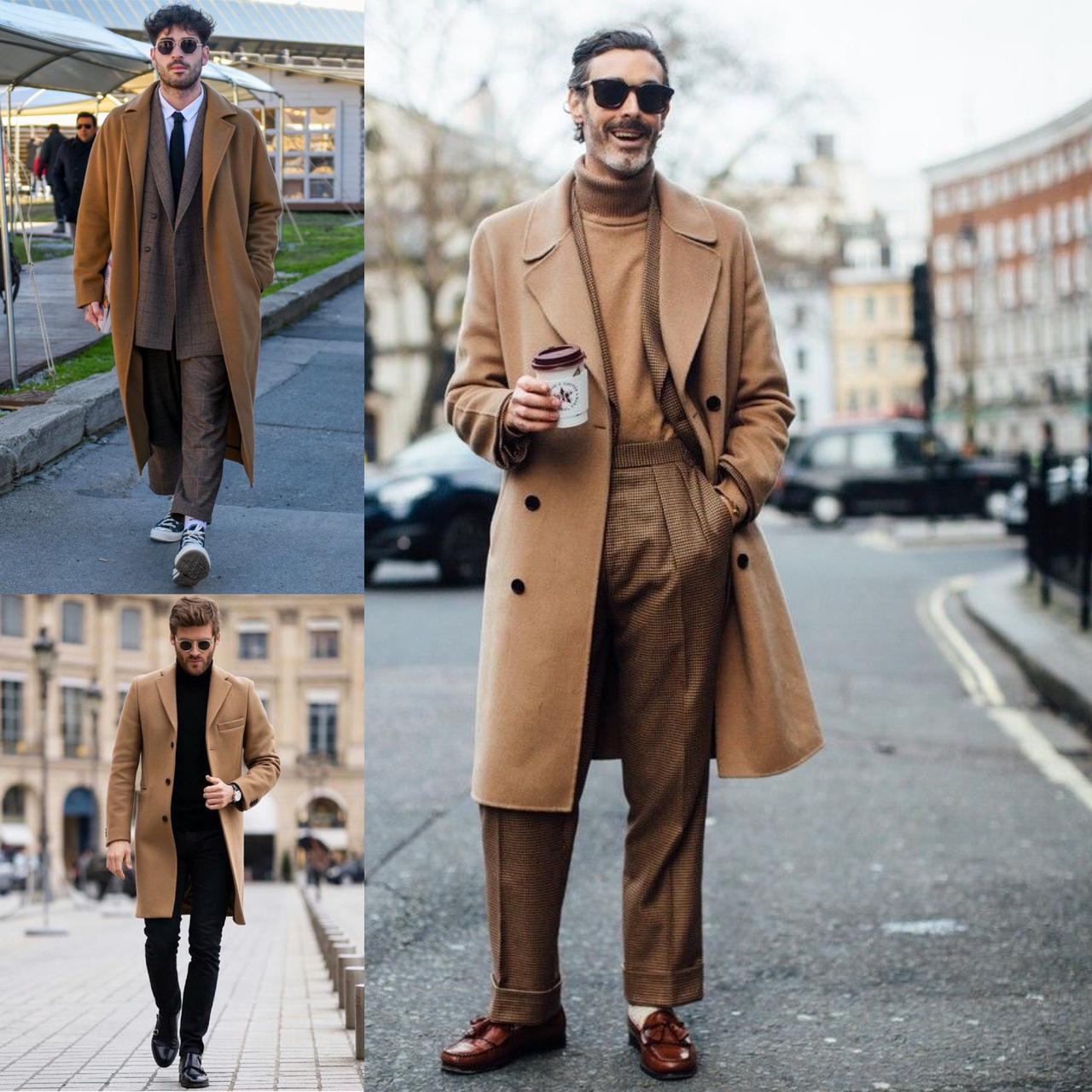 camel coat masculino