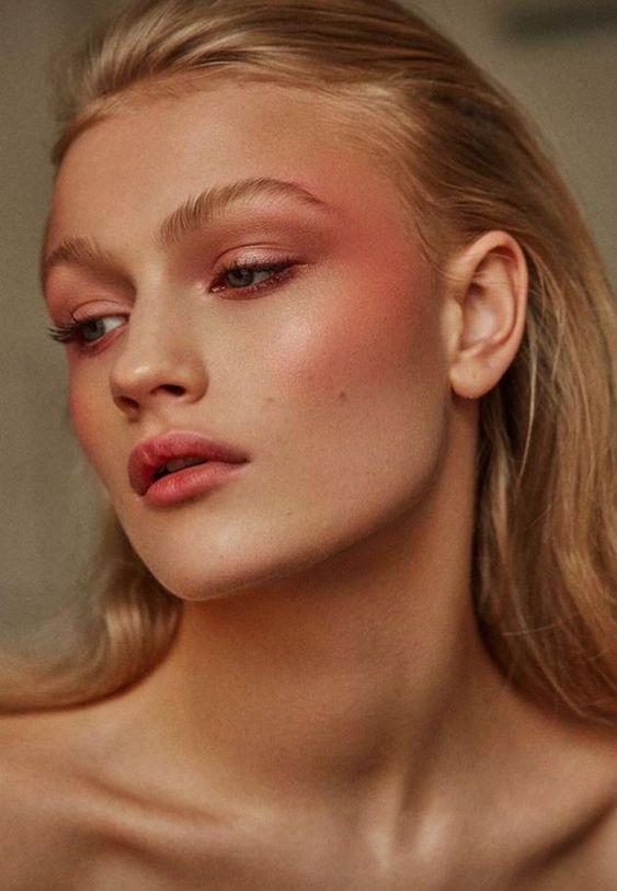 blush até as temporas