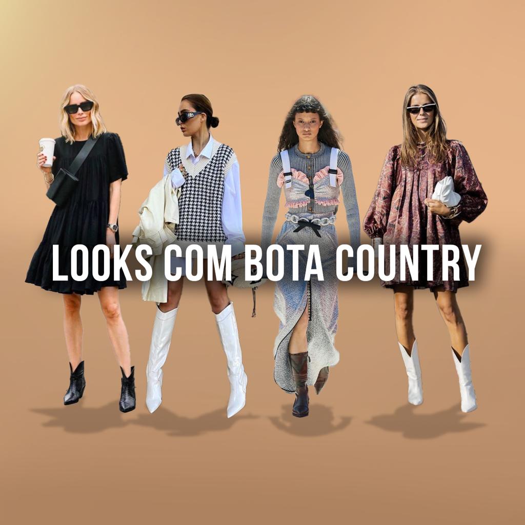 looks com bota country