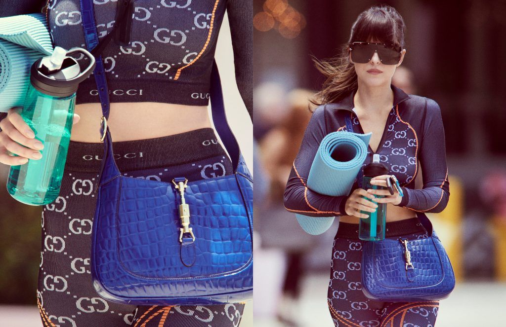 Dakota Johnson estrela campanha da Gucci para a bolsa Jackie