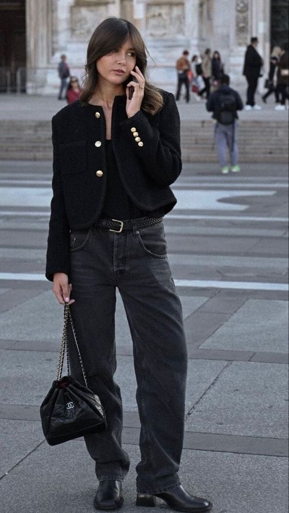 jeans preto