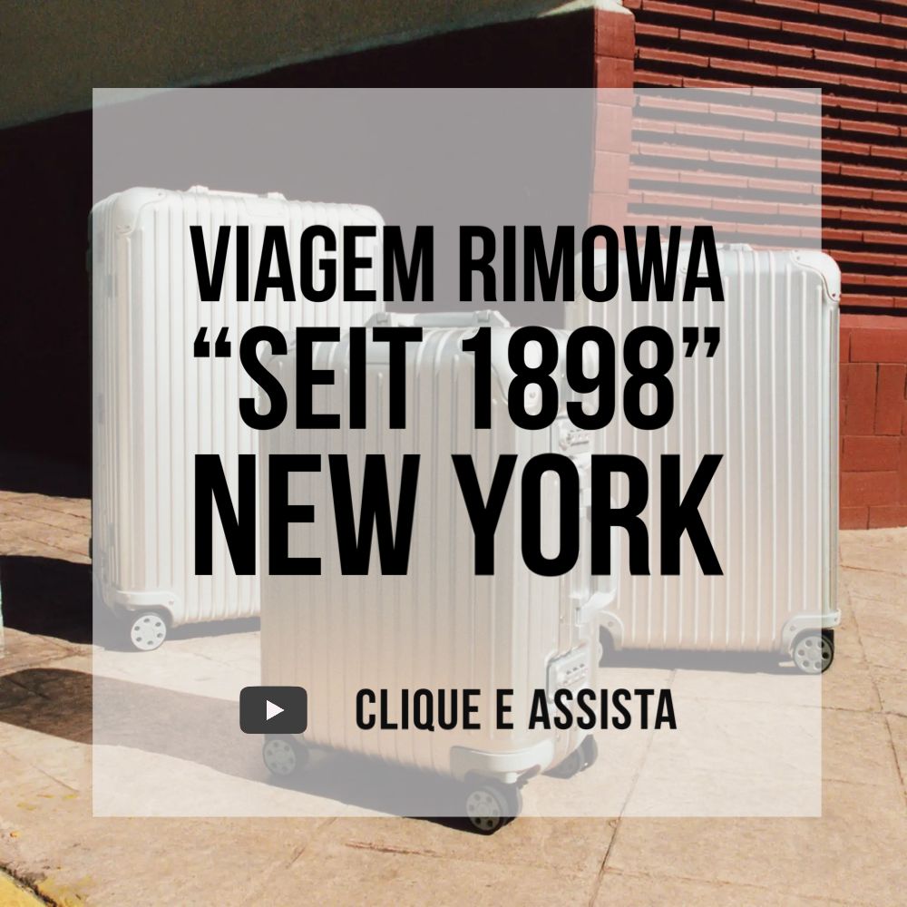 VIAGEM RIMOWA “SEIT 1898” NEW YORK