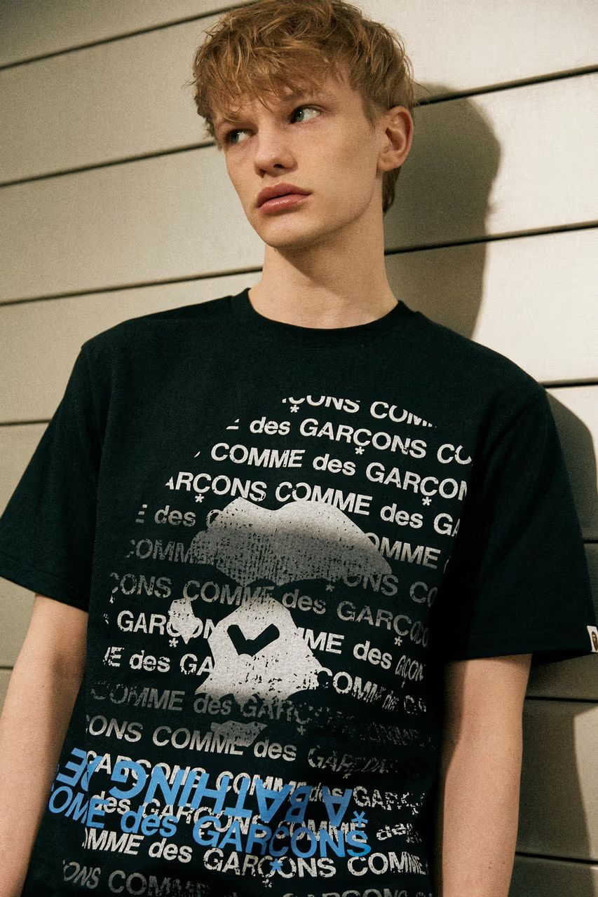 BAPE e COMME des GARÇONS lançam nova coleção Primavera/Verão 2024