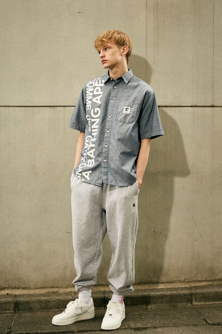 BAPE e COMME des GARÇONS lançam nova coleção Primavera/Verão 2024