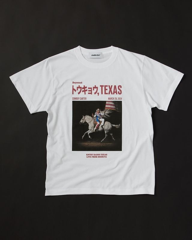 Beyoncé e AMBUSH lançam camiseta exclusiva para celebrar "Cowboy Carter"