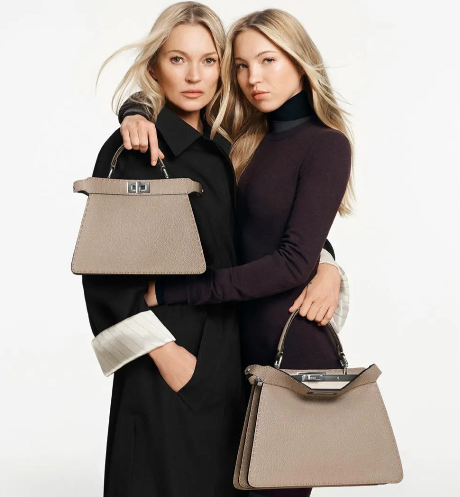 Kate Moss e Lila Grace: Mãe e filha estrelam campanha da Fendi