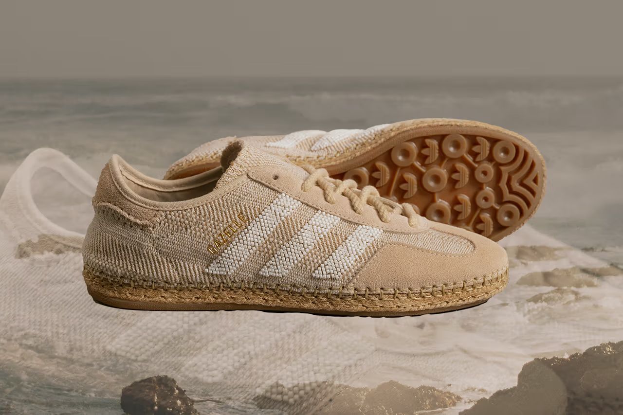 CLOT Reimagina a adidas Gazelle em "Halo Ivory"