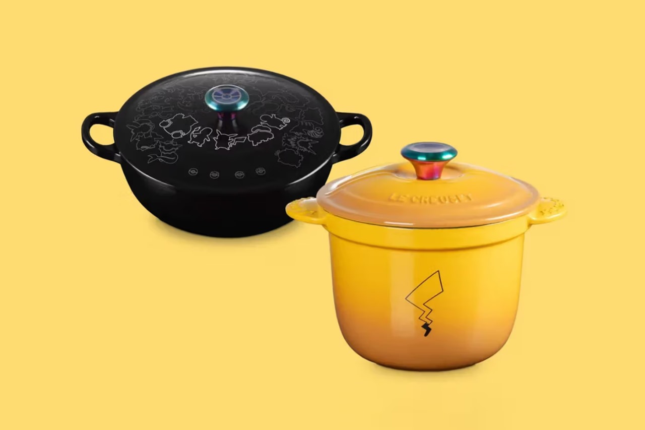 Le Creuset e Pokémon Lançam Coleção Incrível de Utensílios de Cozinha