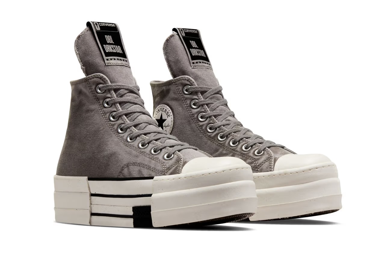 Rick Owens DRKSHDW x Converse: novas cores chegam às lojas