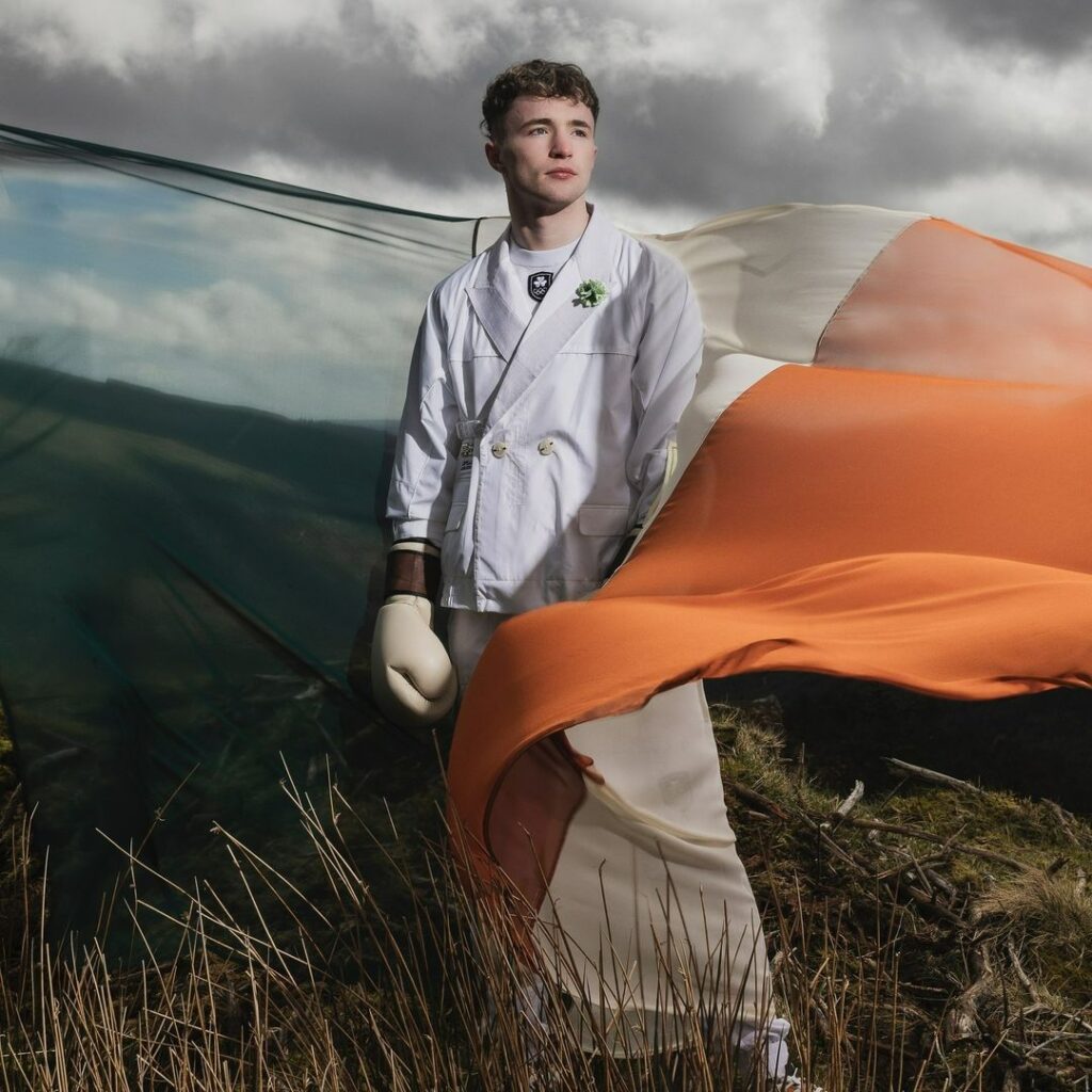 Uniforme da Irlanda para as Olimpíadas 2024.