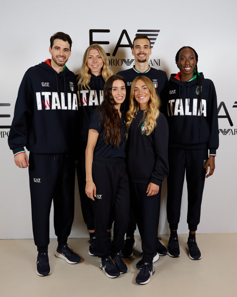 Uniforme da Itália para as Olimpíadas 2024.