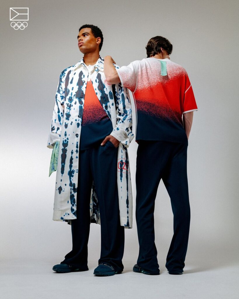 Uniforme da República Tcheca para as Olimpíadas 2024.