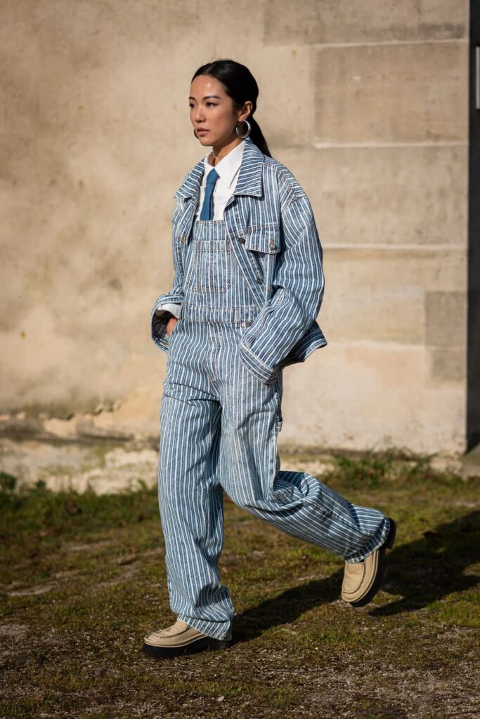 Tendência do Macacão Jardineira e o seu Retorno ao Street Style