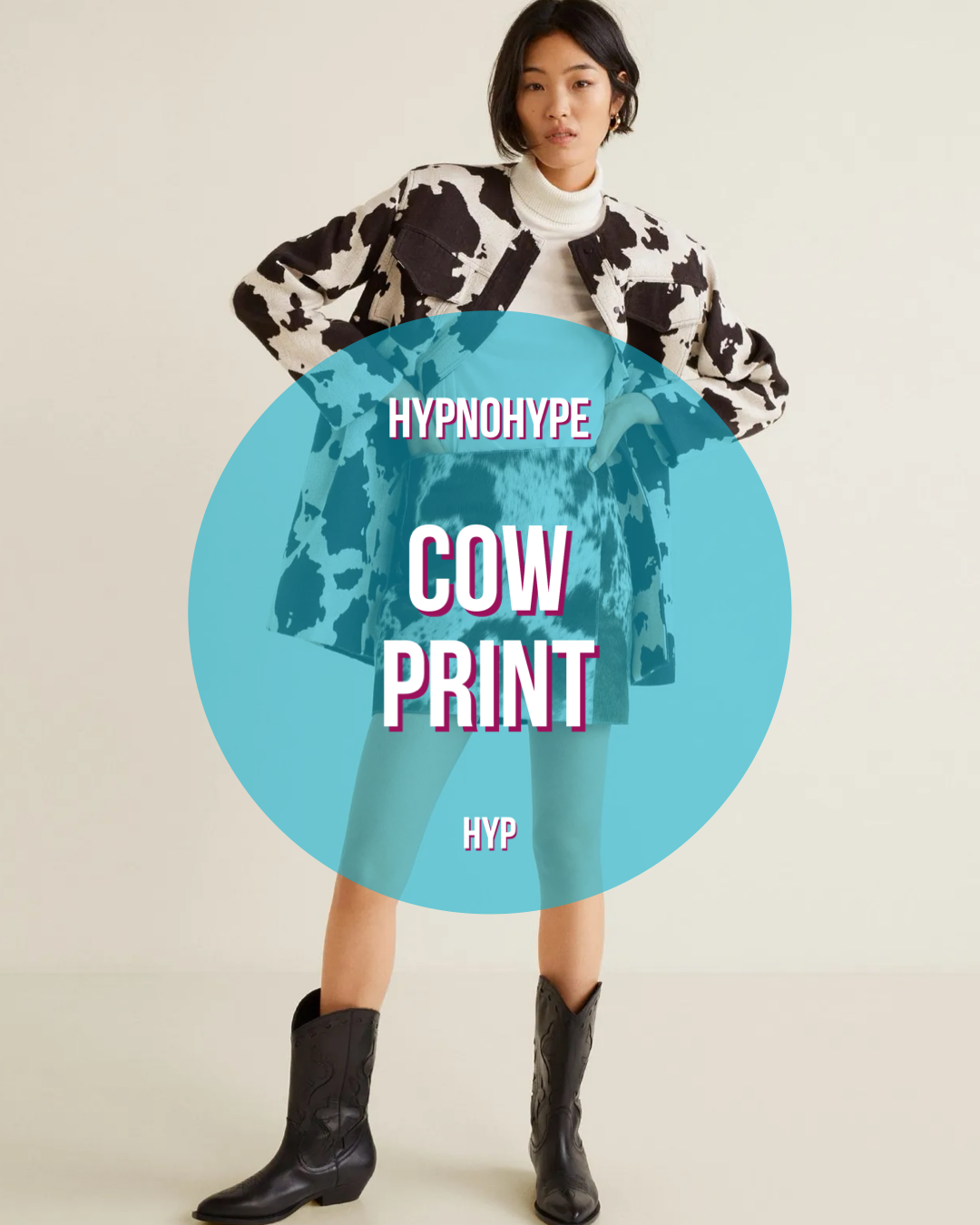 Cow print, ou estampa de vaca, é tendência 2025