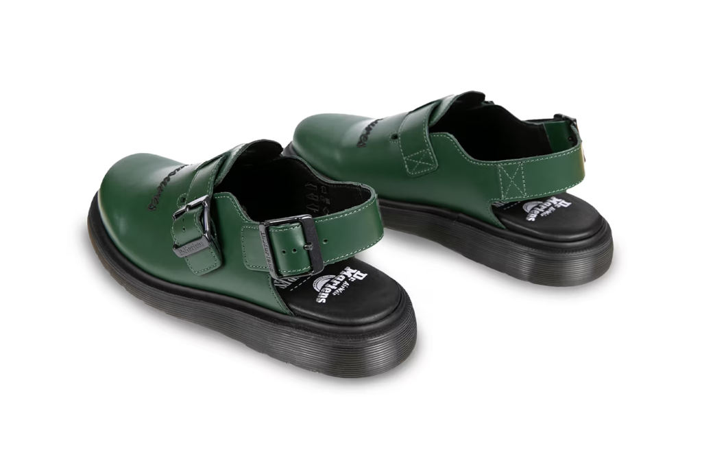 PLEASURES e Dr. Martens: O Jorge Mule Ganha Nova Versão em Couro Verde