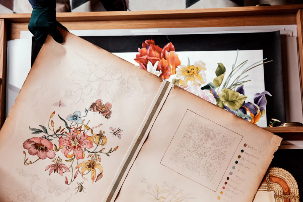 Gucci celebra suas raízes com projeto artístico e livro exclusivo Art Of Silk