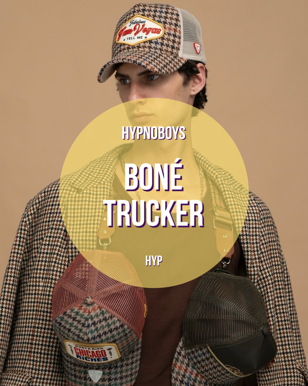 Boné trucker masculino é tendência