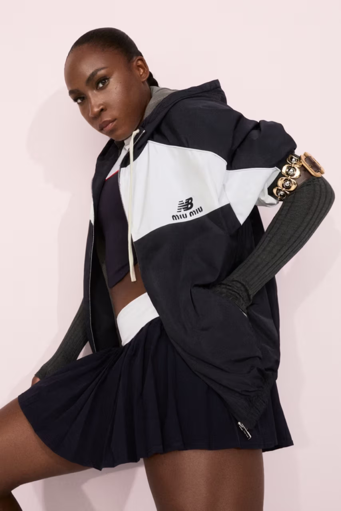 Coco Gauff estreia nova colaboração entre Miu Miu e New Balance