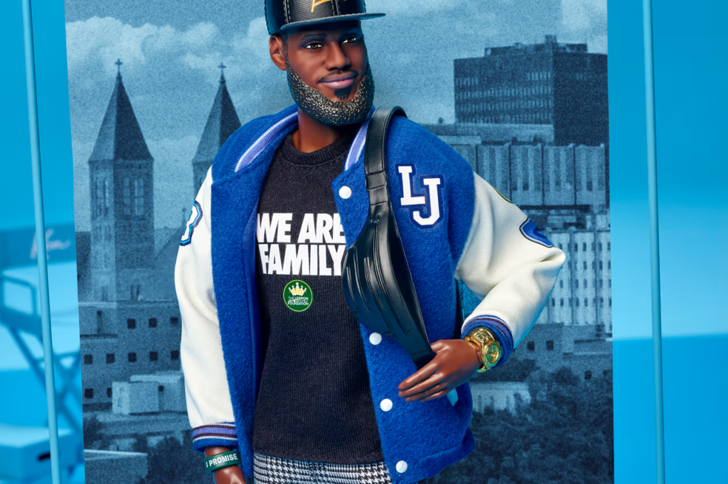 LeBron James vira boneco Ken em parceria inédita com a Barbie