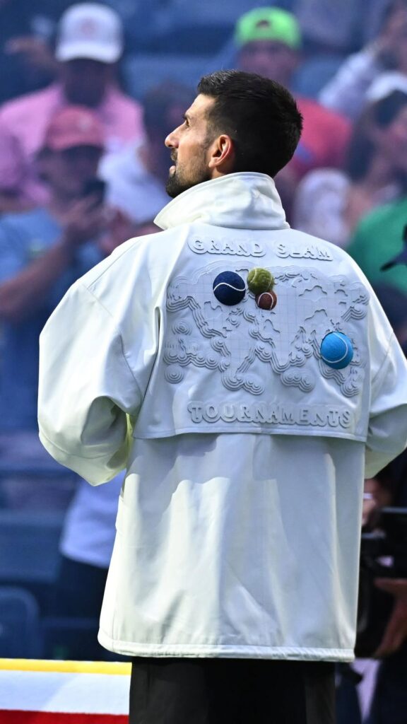 LACOSTE SPORT NOVAKD JOKOVIC ラコステ　テニス　全豪 A jaqueta histórica da Lacoste em tributo a Novak Djokovic