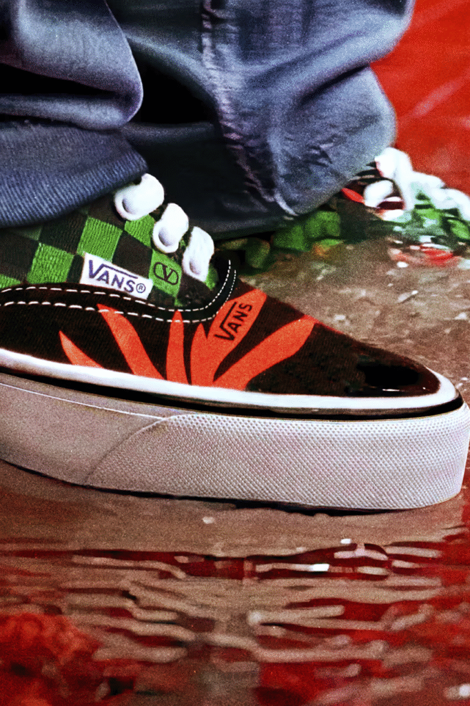 Valentino x Vans campanha gerada por IA
