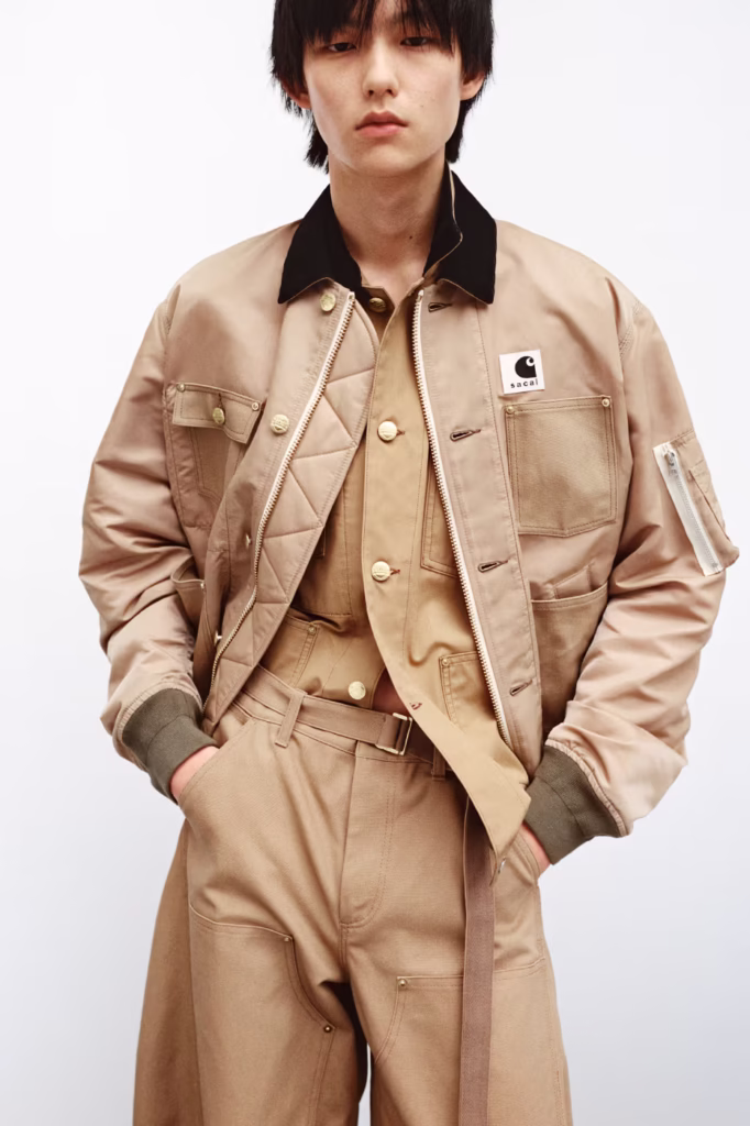 sacai e Carhartt WIP unem workwear e moda na nova colaboração