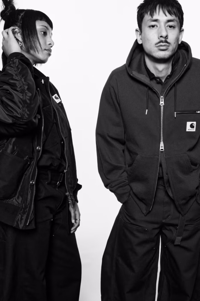 sacai e Carhartt WIP unem workwear e moda na nova colaboração