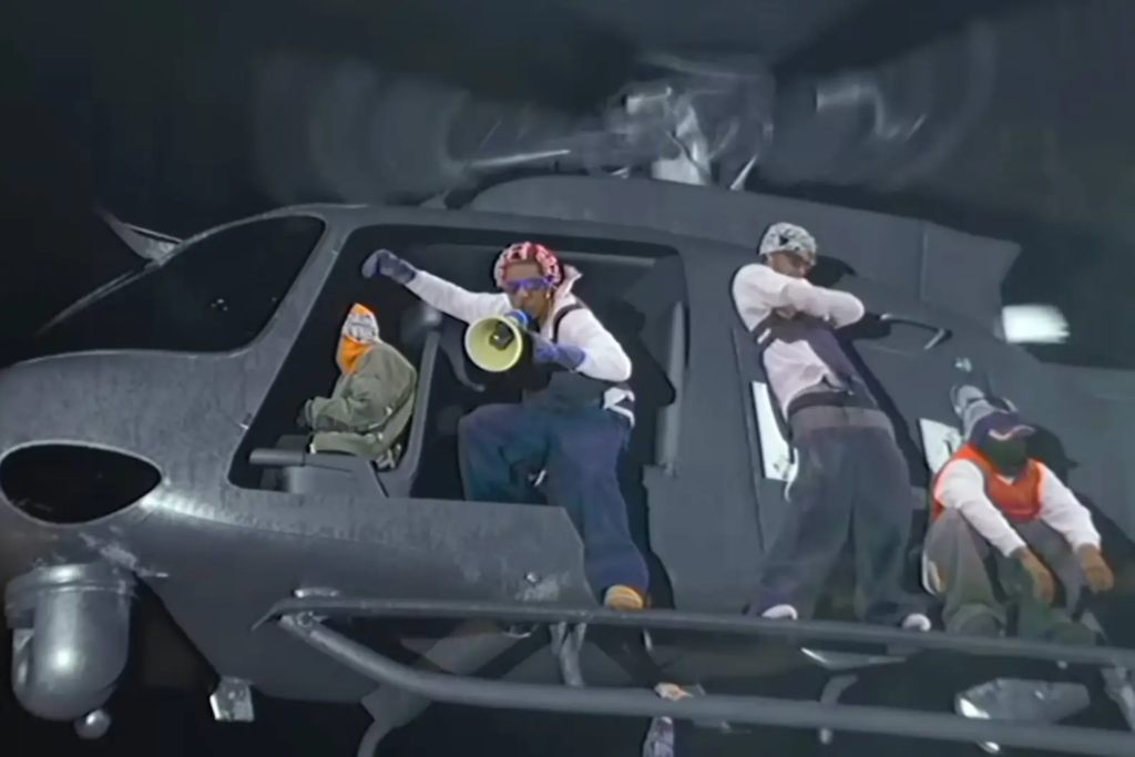 Helicopter A$AP Rocky leva caos ao novo videoclipe