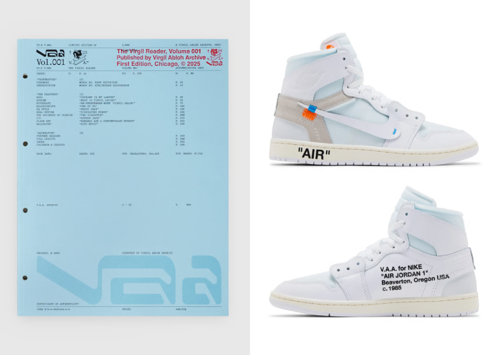 Virgil Abloh Archive lança The Virgil Reader Vol. 001