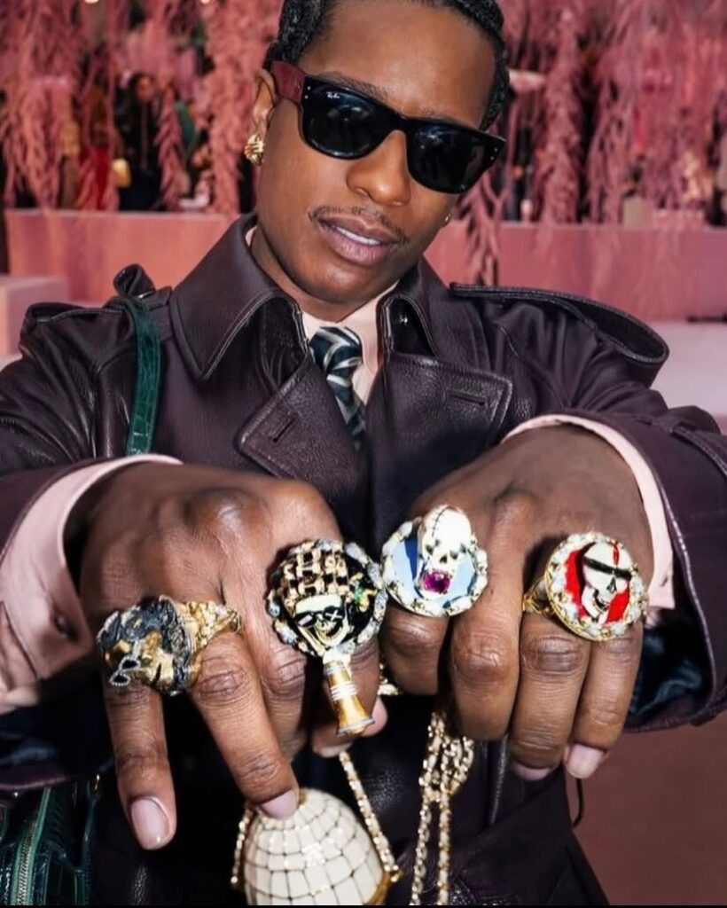 A$AP Rocky lança novos anéis da sua marca Pavē Niteō