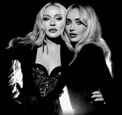 MADONNA E SABRINA CARPENTER LANÇAM SINGLE JUNTAS
