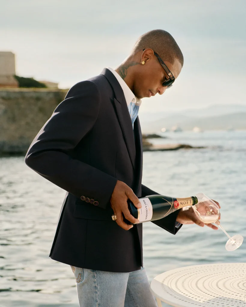 A nova collab de Pharrell Williams com a Moët Chandon