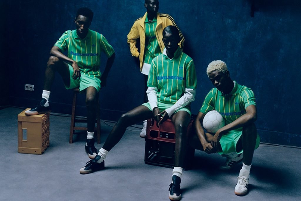 Pharrell divulga a coleção Humanrace com a Adidas