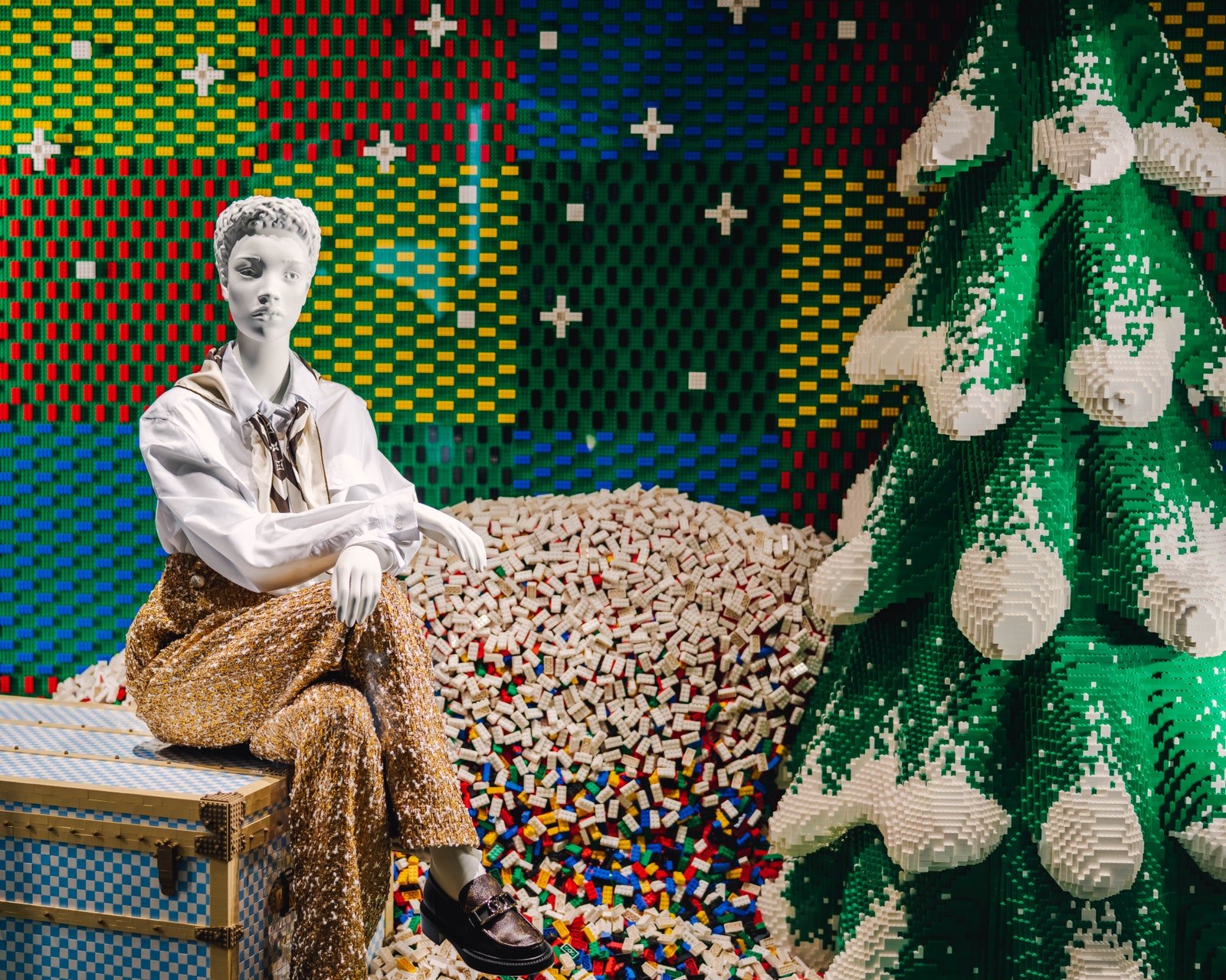 Louis Vuitton terá LEGO em suas vitrines de Natal