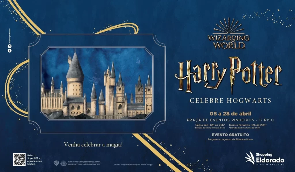 Exposição gratuita de Harry Potter chega à São Paulo