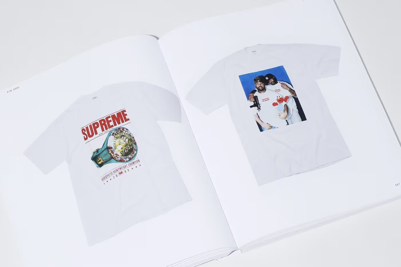 Supreme mergulha na história com o livro "30 Anos: Camisetas 1994-2024"