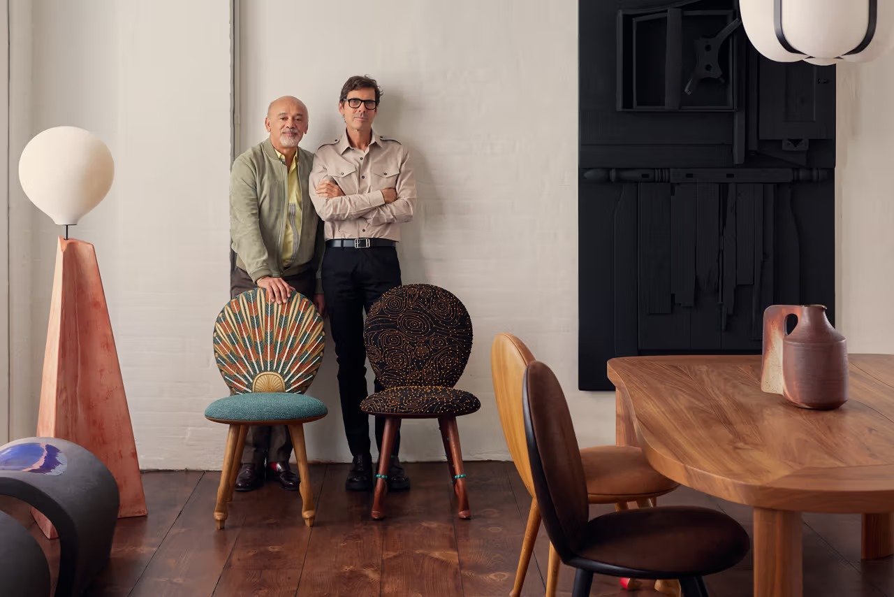 Pierre Yovanovitch e Christian Louboutin lançam coleção de cadeiras