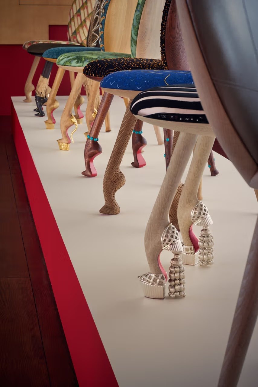 Pierre Yovanovitch e Christian Louboutin lançam coleção de cadeiras