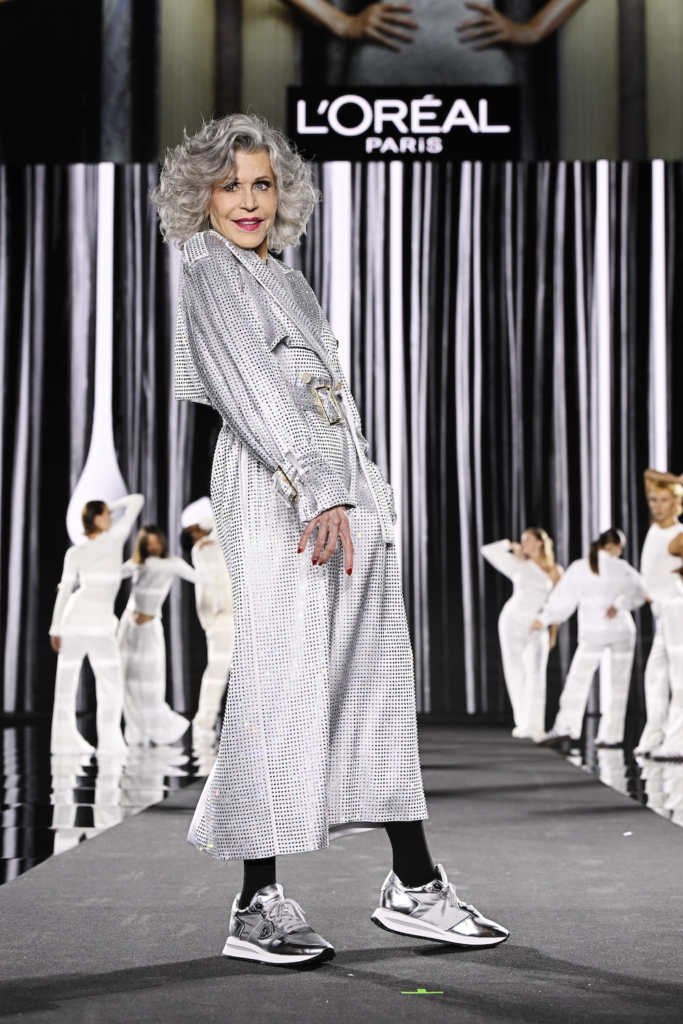 Jane Fonda no Desfile L'Oréal Paris