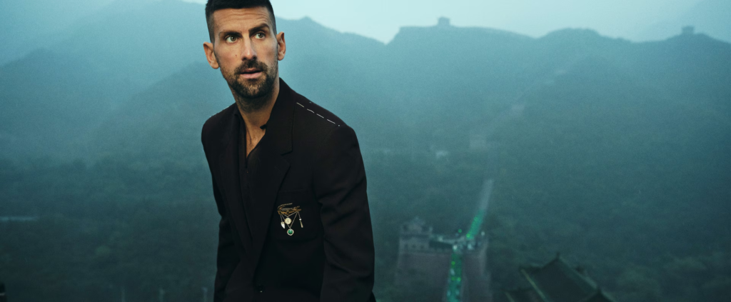 Lacoste e Novak Djokovic Fazem História na Grande Muralha da China