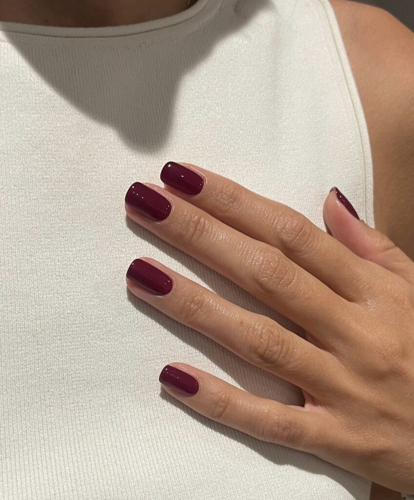 Inspiração de unhas quadradas.